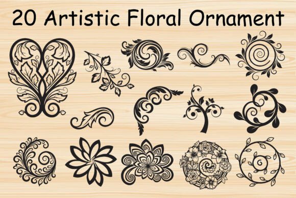 Artistic Floral Ornament