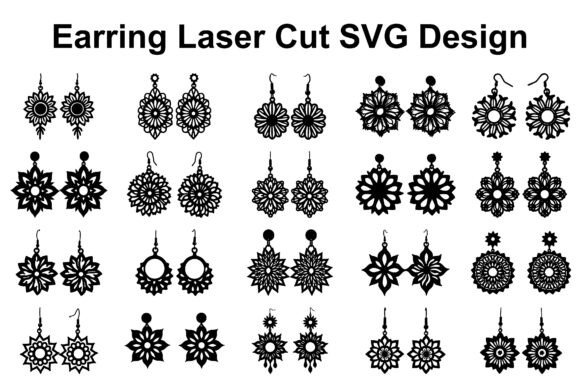 Bloom Earrings SVG Collection