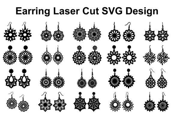 Elegant Earring SVG Bundle