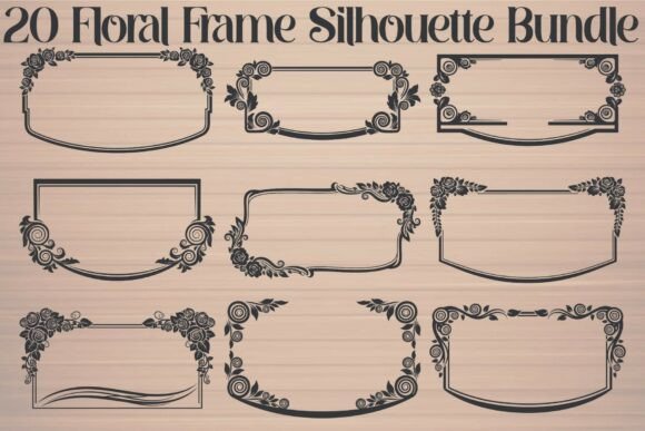 Floral Frame Silhouette Bundle Review