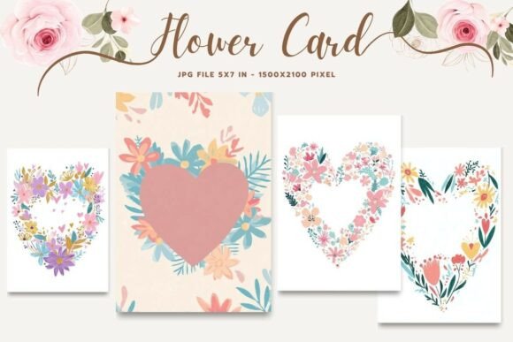 Flower Card Floral Greeting Postcard_36