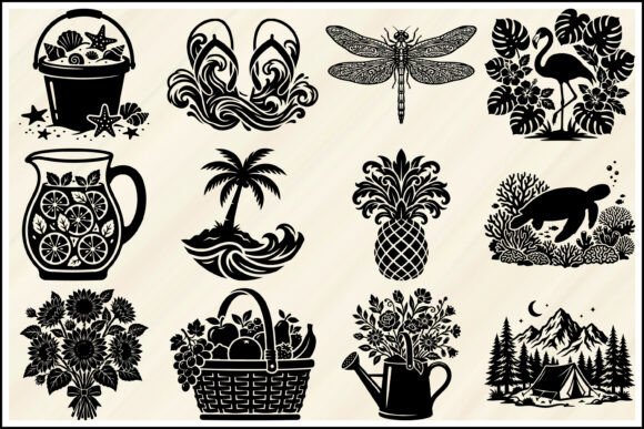 Nature Tropical Adventure SVG Bundle